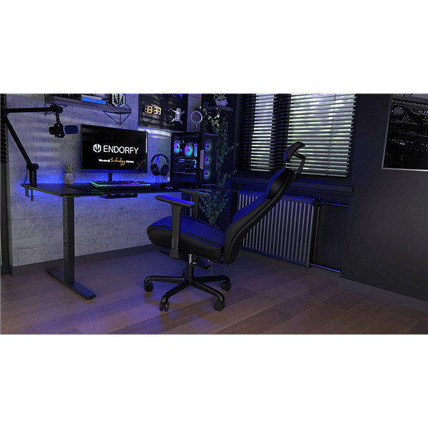 Endorfy META BK  Silla Gaming Reclinable Ergonómica Soporte Lumbar Integrado