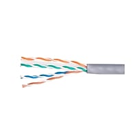 Equip bobina cable 100M Cat6 UUTP Rígido LSZH  Cable red