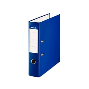 ARCHIVADOR DE PALANCA PLASTICO FORRADO FORMATO azul