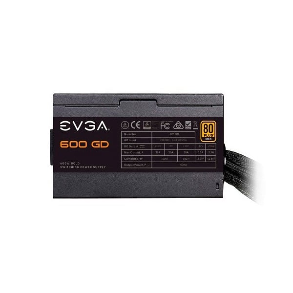 EVGA 600 GD 80 Gold 600W  Fuente de Alimentación