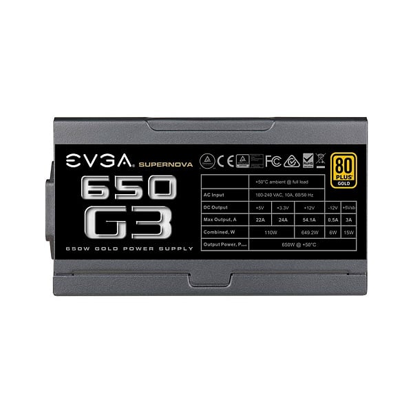 EVGA SuperNOVA G3 80 Plus Gold Netzteil modular  650 Watt