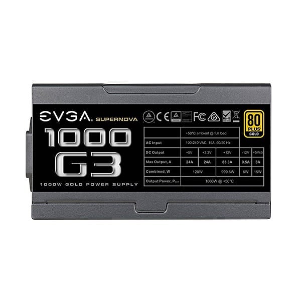 EVGA 1000W G3 80P Gold  FA