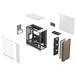 Fractal Design North XL Chalk White TG  Caja EATX Blanca