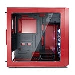Fractal Focus G roja con ventana  Caja