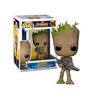 Figura POP Marvel Avengers Infinity War Teen Groot with Gun