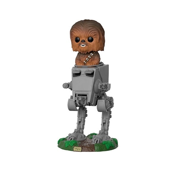 Figura POP Star Wars ATST with Chewbacca
