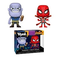Figuras Vynl Avengers Infinity War Thanos & Iron Spider