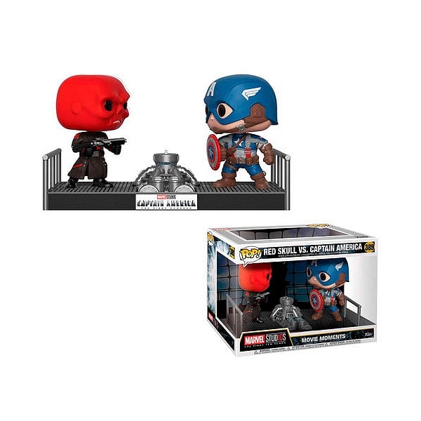 Figura POP Marvel Captain America vs Red Skull