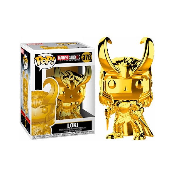 Figura POP Marvel Studios 10 Loki Gold Chrome