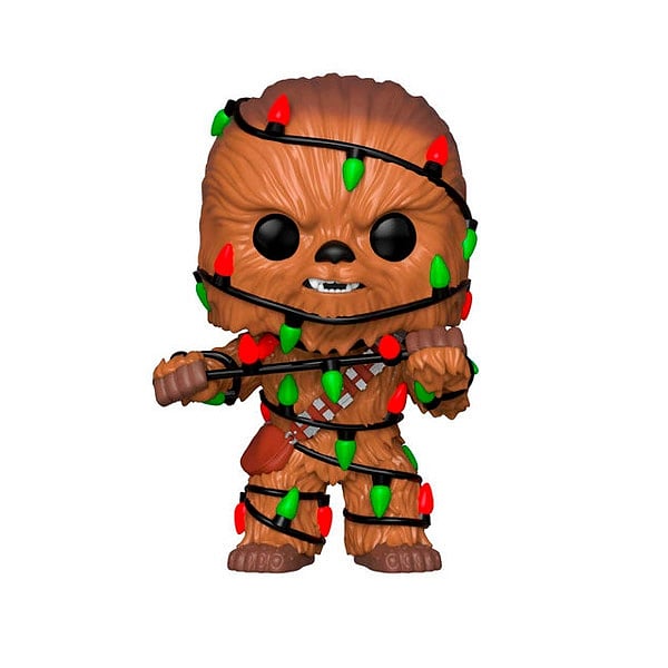 Figura POP Star Wars Holiday Chewie with Lights