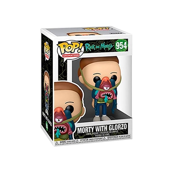 Figura POP Rick and Morty  Morty with Glorzo