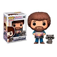 Figura POP Bob Ross with Raccoon