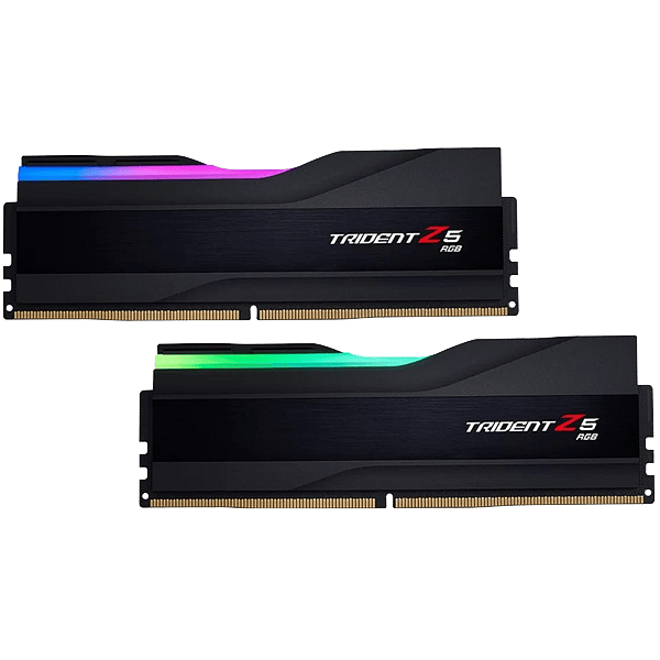 GSkill Kit 64GB 2 x 32GB DDR5 6400MHz Trident Z5 RGB CL32 Black  Memoria RAM