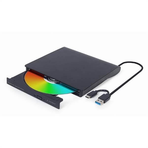 Gembird DVDUSB03 Grabadora Externa USBC  USB 30 Negro