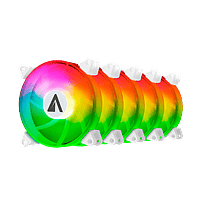 Abysm Arclight AB831104 ARGB 120mm Pack 5 - Ventiladores