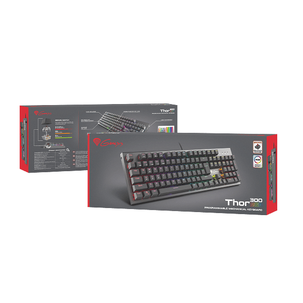 Genesis THOR 300 RGB RED Switch  Teclado