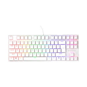 Genesis Thor 303 TKL Blanco RGB Brown Switch  Teclado