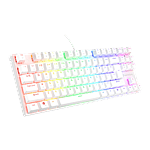 Genesis Thor 303 TKL Blanco RGB Brown Switch  Teclado