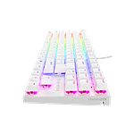 Genesis Thor 303 TKL Blanco RGB Brown Switch  Teclado