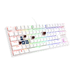 Genesis Thor 303 TKL Blanco RGB Brown Switch  Teclado