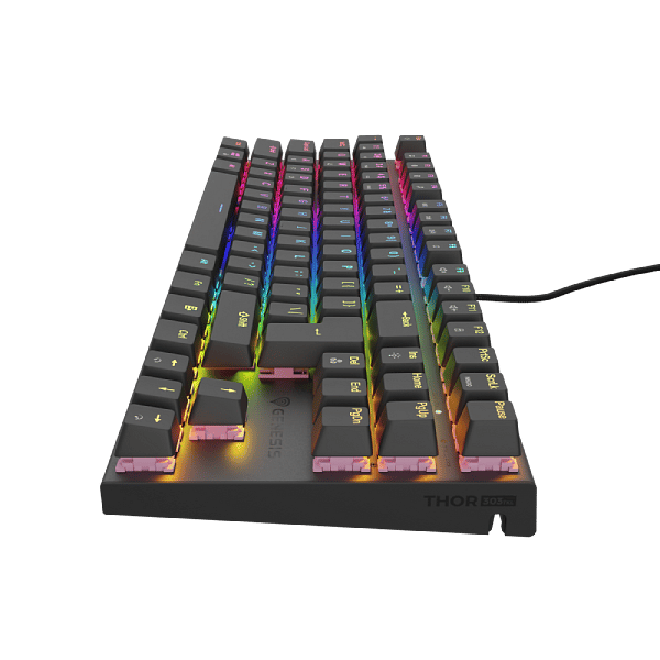 Genesis Thor 303 TKL RGB Peach Silent Switch   Teclado