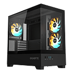 Gigabyte AORUS C201 Panoramic  Caja mATX ARGB Cristal Templado USB 30 Black RGB Fusion