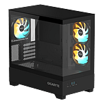 Gigabyte AORUS C201 Panoramic  Caja mATX ARGB Cristal Templado USB 30 Black RGB Fusion