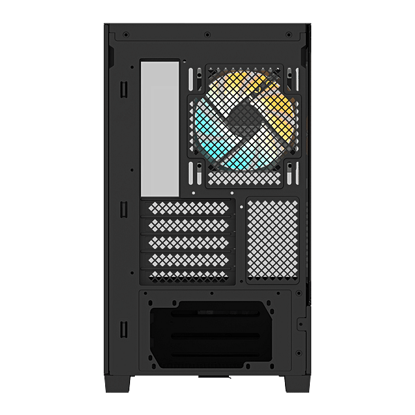 Gigabyte AORUS C201 Panoramic  Caja mATX ARGB Cristal Templado USB 30 Black RGB Fusion