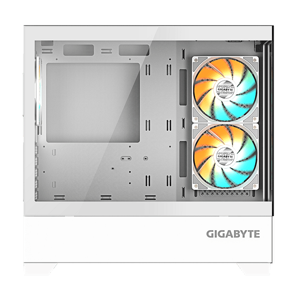 Gigabyte AORUS C201 Panoramic ICE  Caja mATX ARGB Cristal Templado USB 30 White RGB Fusion