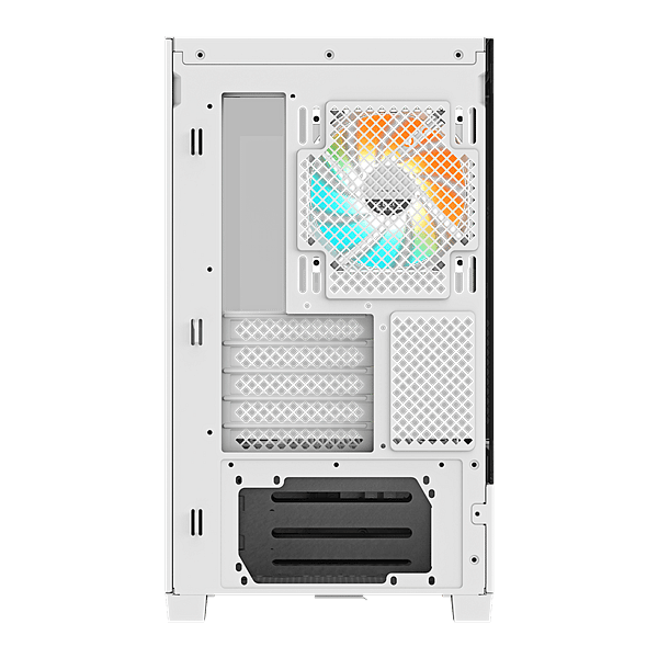 Gigabyte AORUS C201 Panoramic ICE  Caja mATX ARGB Cristal Templado USB 30 White RGB Fusion
