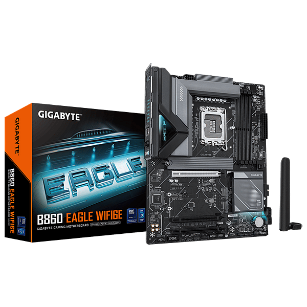 Gigabyte B860 Eagle  WiFi 6E Bluetooth 53  DDR5  ATX  Placa Base Intel 1851