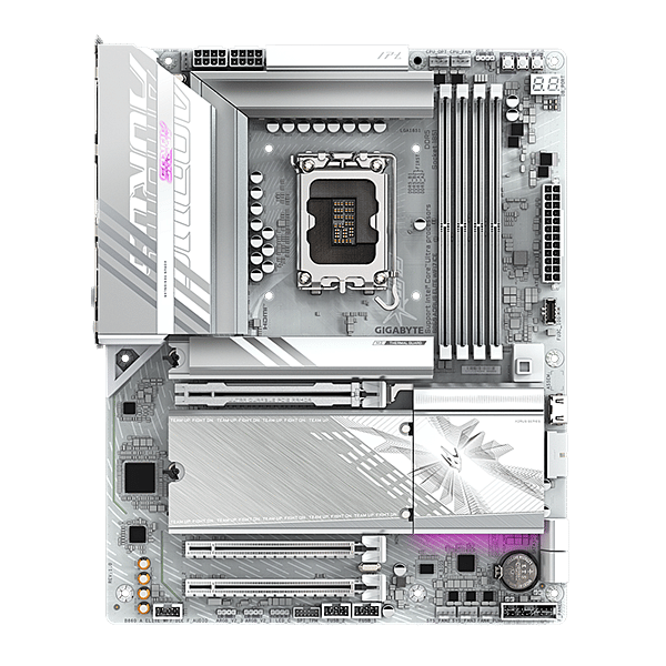 Gigabyte B860 Aorus Elite Ice  WiFi 7 Bluetooth 54  DDR5  ATX  Blanca  Placa Base Intel 1851