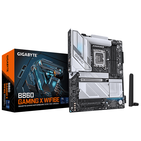 Gigabyte B860 Gaming X  WiFi 6E Bluetooth 53  DDR5  ATX  Placa Base Intel 1851