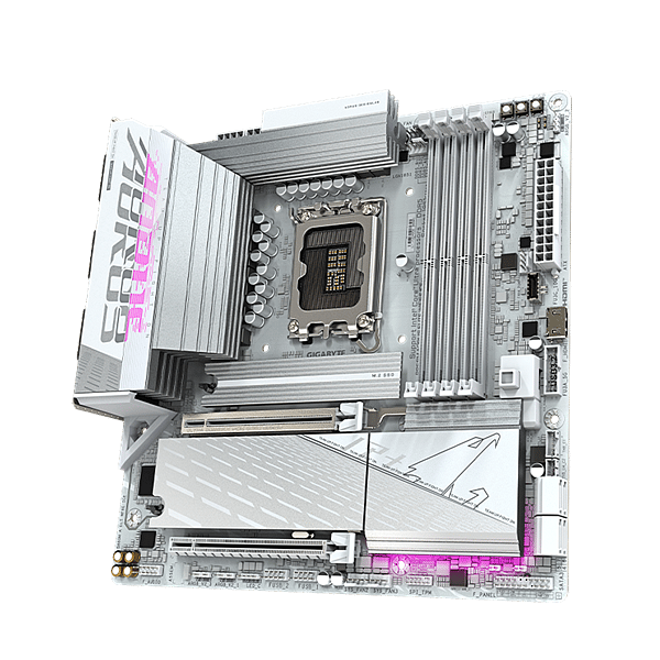 Gigabyte B860M Aorus Elite Ice  WiFi 6E Bluetooth 53  DDR5  MicroATX  Blanca  Placa Base Intel 1851