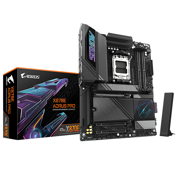 Gigabyte X870E Aorus Pro  WiFi 7  DDR5  ATX  Placa Base AM5