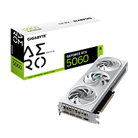 Gigabyte GeForce RTX 5060 Aero OC 8GB GDDR7 DLSS4 | Tarjeta Gráfica Nvidia