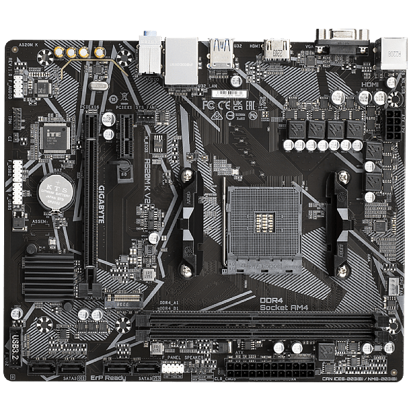 Gigabyte A520M K V2  DDR4  Placa Base AM4