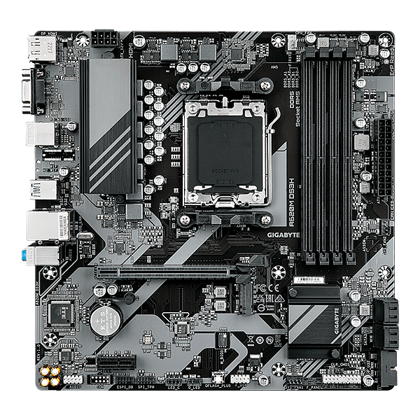 Gigabyte A620MDS3H  DDR5  MicroATX  Placa Base AM5