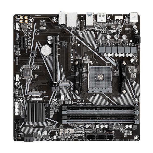 Gigabyte B550MK  DDR4  MicroATX  Placa Base AM4