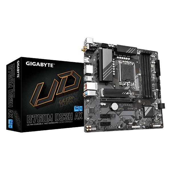 Gigabyte B760MDS3H  WiFi AX  DDR5  MicroATX  Placa Base Intel 1700