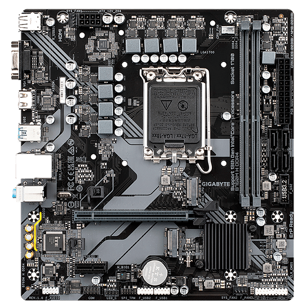Gigabyte B760MH DDR4  MicroATX  Placa Base Intel 1700