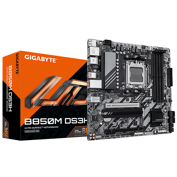 Gigabyte B850MDS3H  DDR5  MicroATX  Placa Base AM5