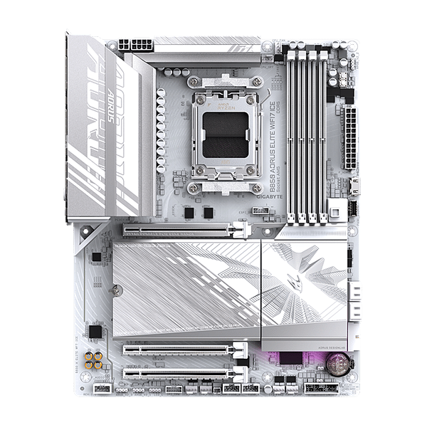 Gigabyte B850 Aorus Elite  WiFi 7 Bluetooth 54  DDR5  ATX  Blanca  Placa Base AM5