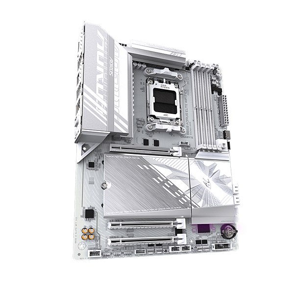 Gigabyte B850 Aorus Elite  WiFi 7 Bluetooth 54  DDR5  ATX  Blanca  Placa Base AM5