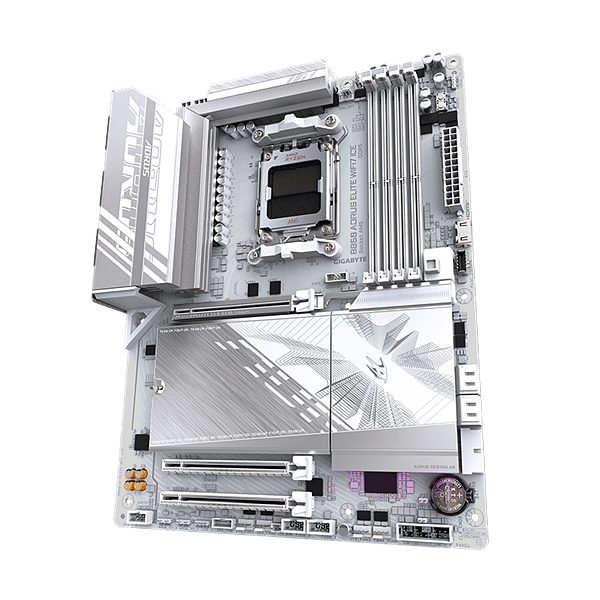 Gigabyte B850 Aorus Elite  WiFi 7 Bluetooth 54  DDR5  ATX  Blanca  Placa Base AM5