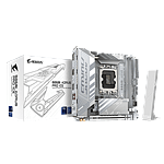 Gigabyte B860I Aorus Pro Ice  WiFi 7 Bluetooth 54  DDR5  Mini ITX  Blanca  Placa Base Intel 1851