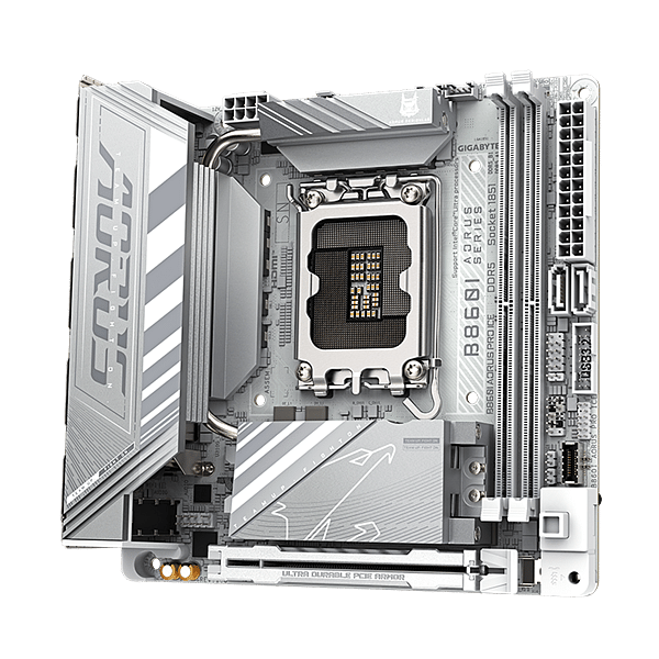 Gigabyte B860I Aorus Pro Ice  WiFi 7 Bluetooth 54  DDR5  Mini ITX  Blanca  Placa Base Intel 1851