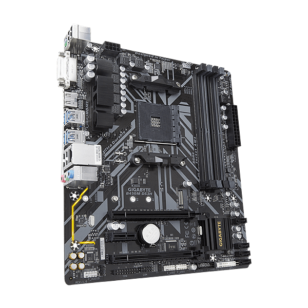 Gigabyte B450MDS3H  WiFi  DDR4  MicroATX  Placa Base AM4