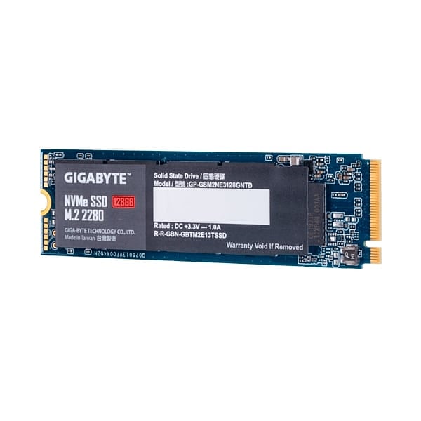 Gigabyte M2 128GB NVMe PCIe 30 x4  SSD