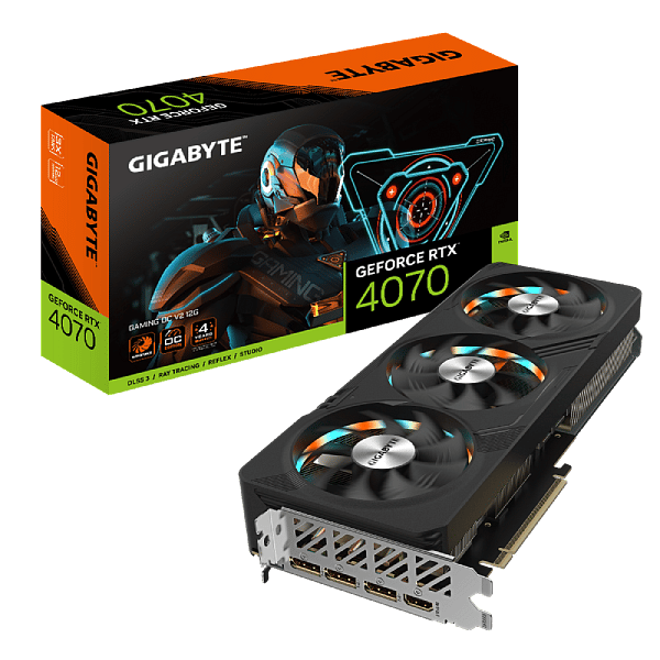 Gigabyte GeForce RTX 4070 Gaming OC V2 12GB GDDR6X DLSS3  Tarjeta Gráfica Nvidia